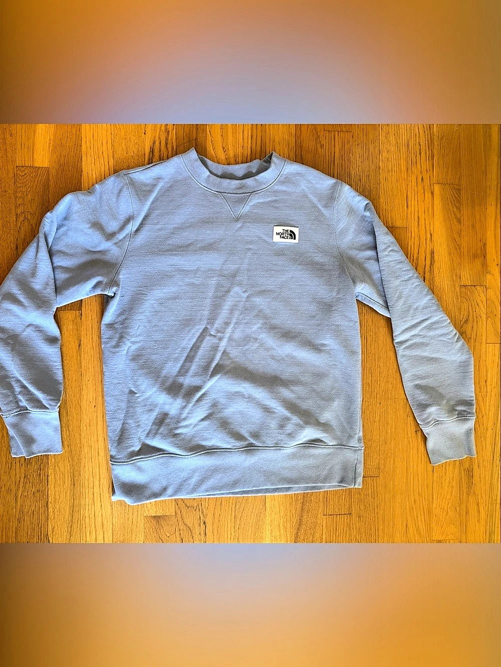 The North Face Women's Heritage Patch Crew Sweatshirt Blue Size Medium